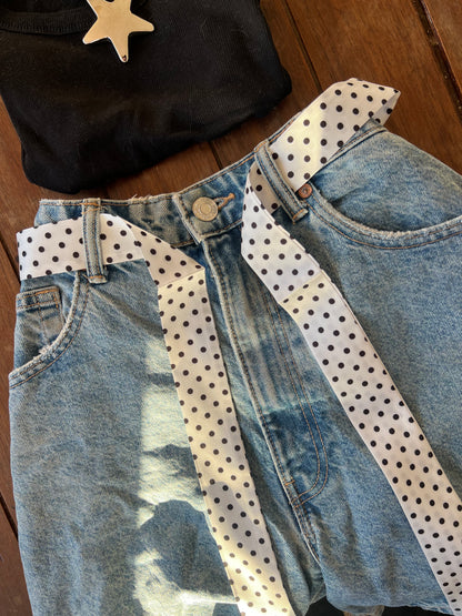 corbatín POLKA blanco