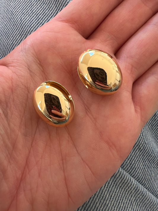 aros PEPITAS doradas