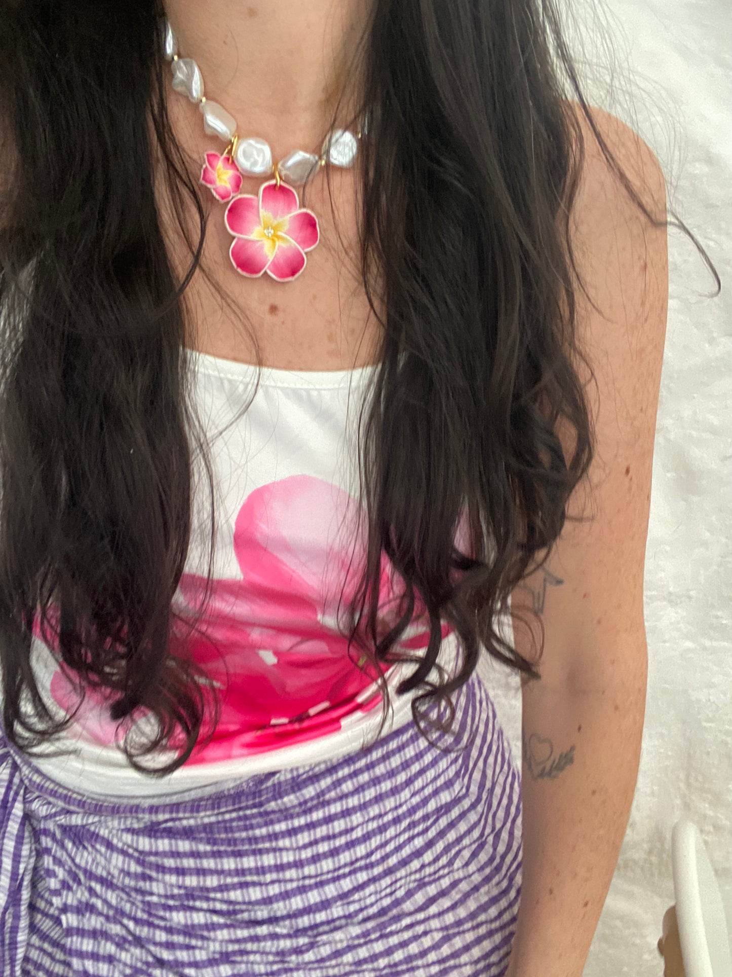 collar HAWAI rosado