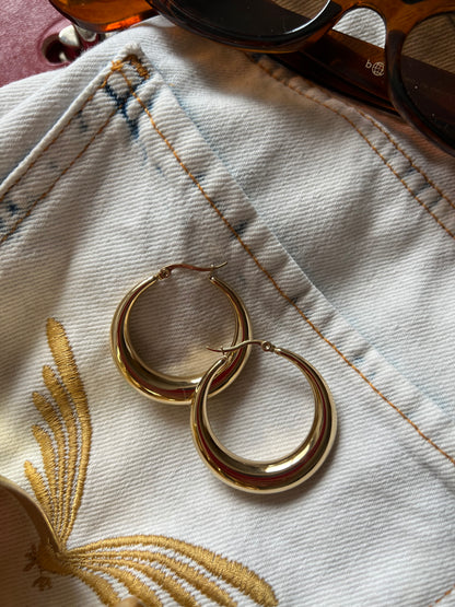 aros PIRATA dorados