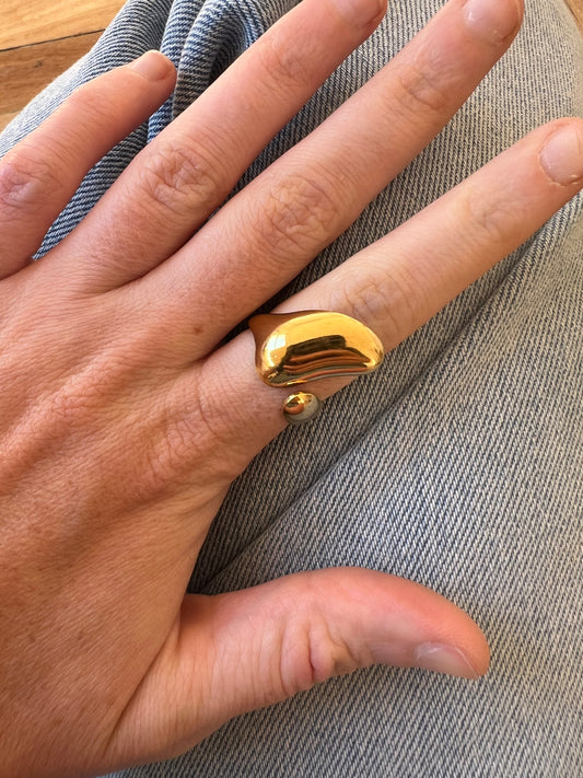 anillo GIA dorado
